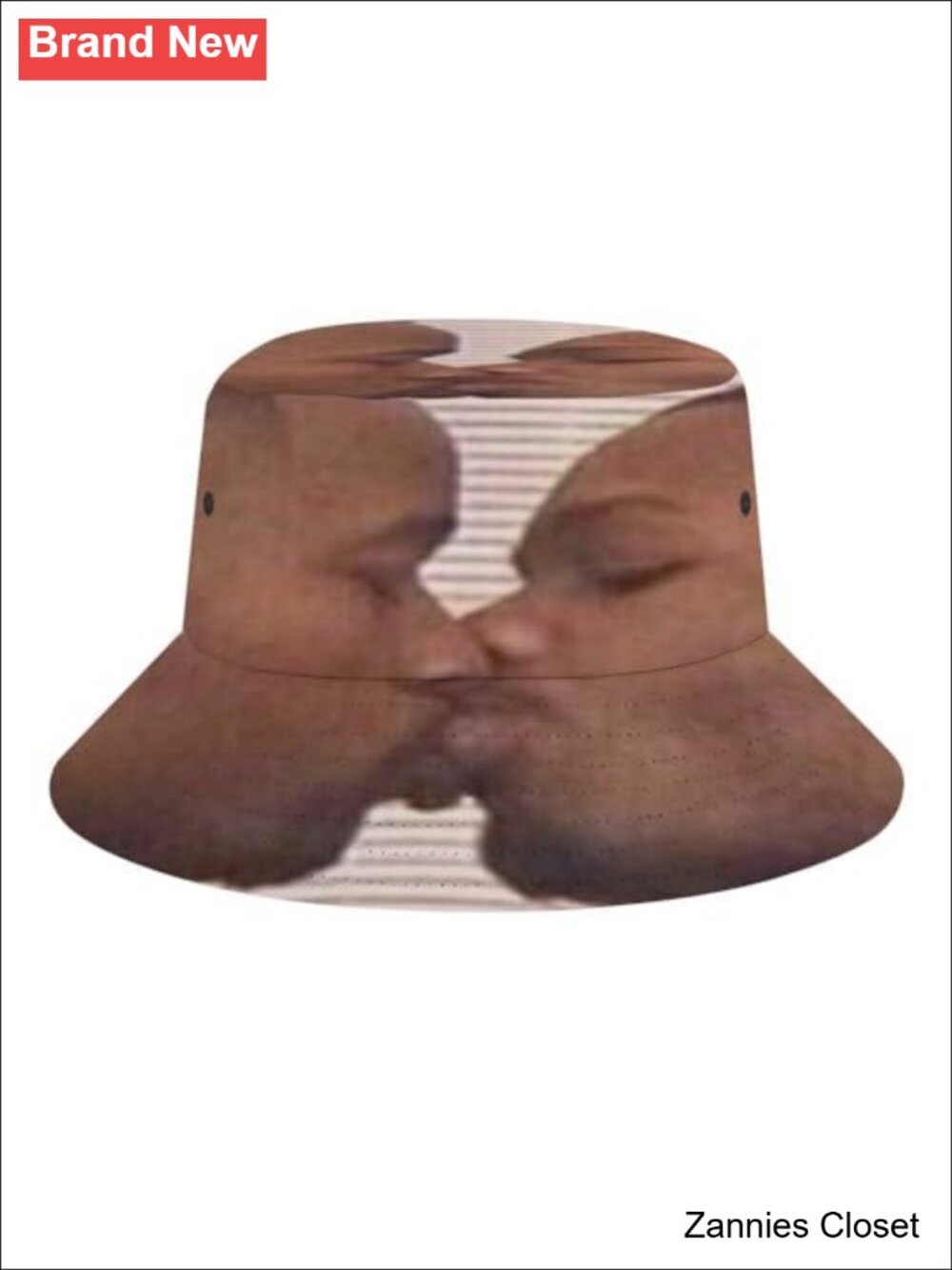 🤠 Two Black Men Kissing Bucket Hat UV Sun Cap Packable Fisherman Hat Beach